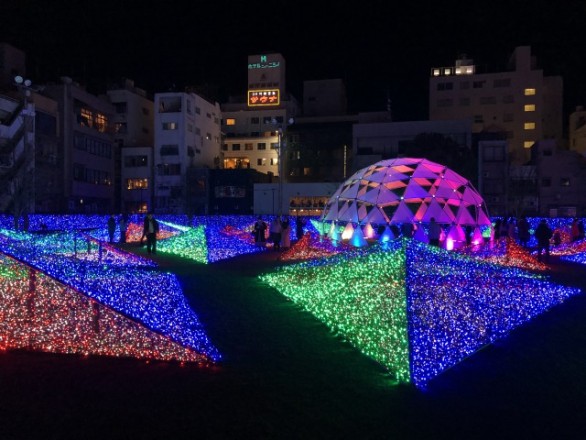 s_天文館ミリオネーション2019　プラレイン　PlaRain　天文館公園　イルミネーション　鹿児島　和晃プラスチック10
